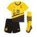Borussia Dortmund Donyell Malen #21 Hjemmebanesæt Børn 2023-24 Kort ærmer (+ korte bukser)
